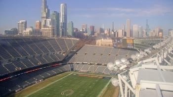 Weather camera view of Soldier Field.