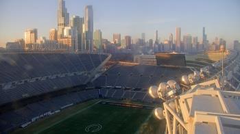 Weather camera view of Soldier Field.