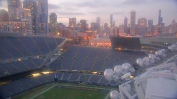 Weather camera view of Soldier Field.