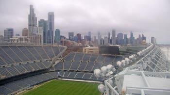 Weather camera view of Soldier Field.