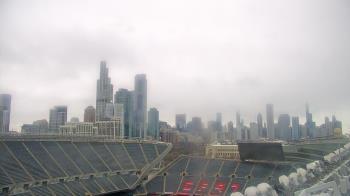 Weather camera view of Soldier Field.