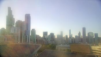 Weather camera view of Soldier Field.