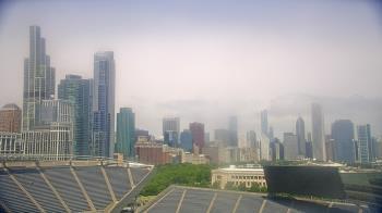 Weather camera view of Soldier Field.
