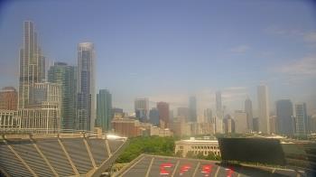 Weather camera view of Soldier Field.