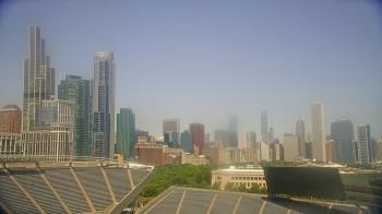 Weather camera view of Soldier Field.