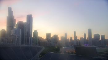 Weather camera view of Soldier Field.
