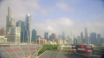 Weather camera view of Soldier Field.