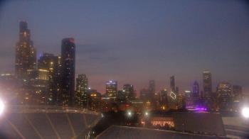 Weather camera view of Soldier Field.