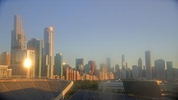 Weather camera view of Soldier Field.