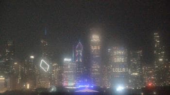 Weather camera view of Soldier Field.
