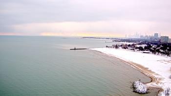 Weather camera view of Edgewater Beach.