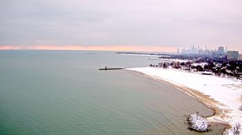 Weather camera view of Edgewater Beach.