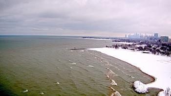 Weather camera view of Edgewater Beach.