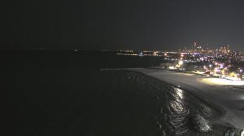 Weather camera view of Edgewater Beach.