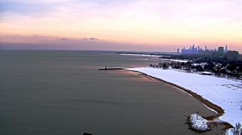 Weather camera view of Edgewater Beach.