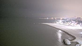 Weather camera view of Edgewater Beach.