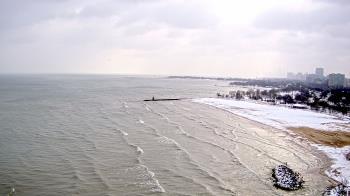 Weather camera view of Edgewater Beach.
