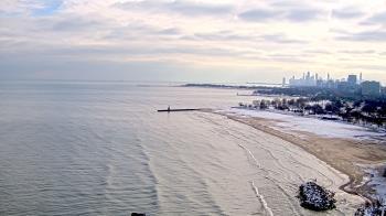 Weather camera view of Edgewater Beach.
