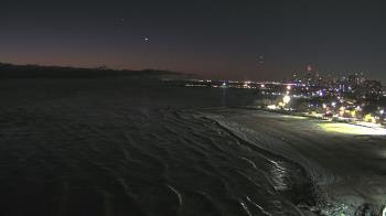 Weather camera view of Edgewater Beach.