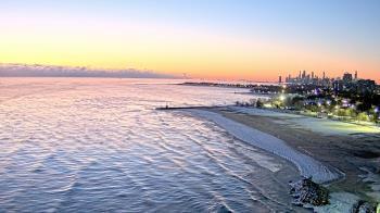 Weather camera view of Edgewater Beach.