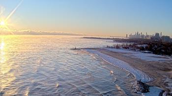Weather camera view of Edgewater Beach.