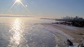 Weather camera view of Edgewater Beach.