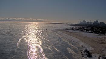 Weather camera view of Edgewater Beach.