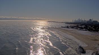 Weather camera view of Edgewater Beach.