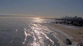 Weather camera view of Edgewater Beach.