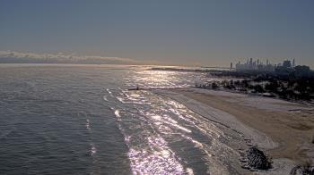 Weather camera view of Edgewater Beach.
