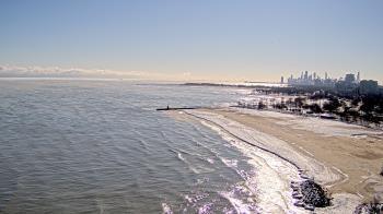 Weather camera view of Edgewater Beach.