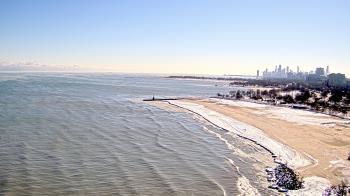 Weather camera view of Edgewater Beach.