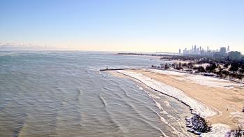 Weather camera view of Edgewater Beach.