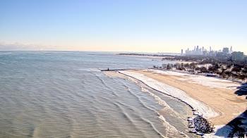 Weather camera view of Edgewater Beach.