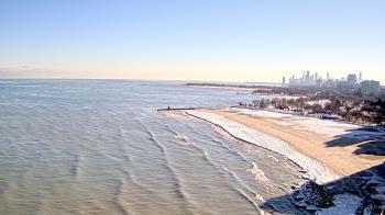 Weather camera view of Edgewater Beach.