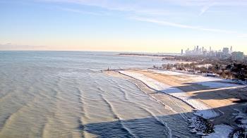 Weather camera view of Edgewater Beach.
