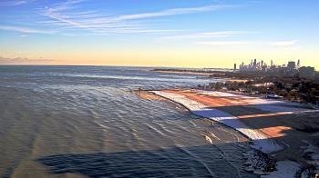 Weather camera view of Edgewater Beach.