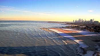 Weather camera view of Edgewater Beach.