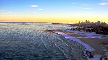 Weather camera view of Edgewater Beach.