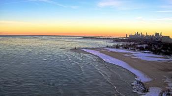 Weather camera view of Edgewater Beach.