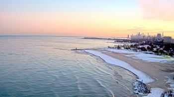 Weather camera view of Edgewater Beach.
