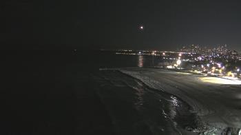 Weather camera view of Edgewater Beach.