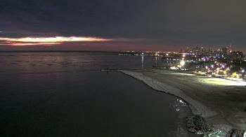 Weather camera view of Edgewater Beach.