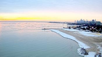 Weather camera view of Edgewater Beach.