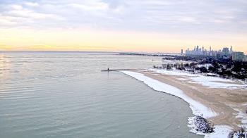 Weather camera view of Edgewater Beach.