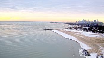 Weather camera view of Edgewater Beach.