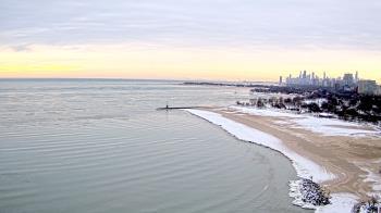 Weather camera view of Edgewater Beach.