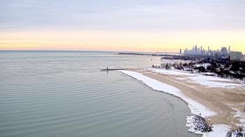 Weather camera view of Edgewater Beach.