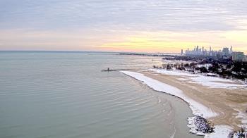 Weather camera view of Edgewater Beach.