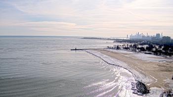 Weather camera view of Edgewater Beach.